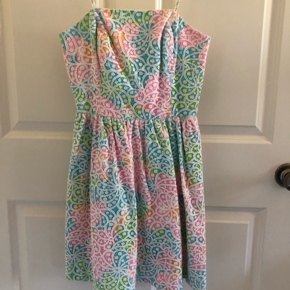 Lilly Pulitzer strapless dress